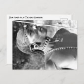 Portret van een Maasai Warrior Briefkaart (Voorkant / Achterkant)