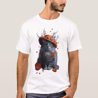 Portret van een majestueuze kat t-shirt