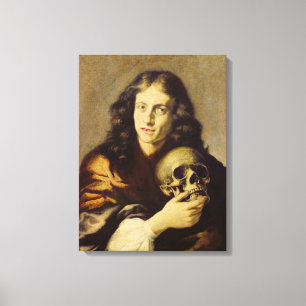 Portret van een Man 2 Canvas Afdruk