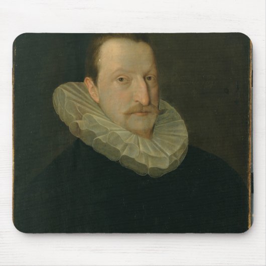 Portret van een Man 2 Muismat (Voorkant)