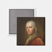 Portret van een Man 3 Magneet (Voorkant / Achterkant)