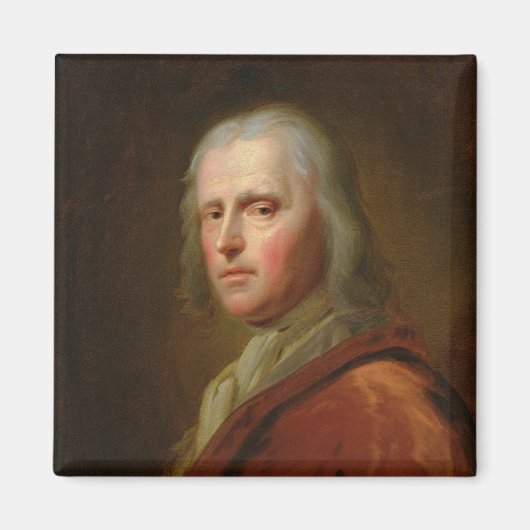 Portret van een Man 3 Magneet (Voorkant)