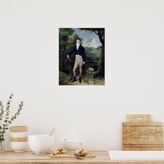 Portret van een Man 3 Poster (Keuken)