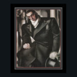 "Portret van een Man" Art Deco van Tamara de Lempi Poster<br><div class="desc">"Portret of a Man" of "Mr Tadeusz de Lempicki" 1928 Art Deco Afdruk door Tamara de Lempicka</div>