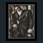 "Portret van een Man" Art Deco van Tamara de Lempi Poster<br><div class="desc">"Portret of a Man" of "Mr Tadeusz de Lempicki" 1928 Art Deco Afdruk door Tamara de Lempicka</div>