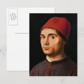 Portret van een Man, c.1475 Briefkaart (Voorkant / Achterkant)