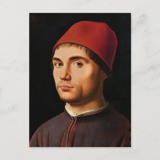 Portret van een Man, c.1475 Briefkaart (Voorkant)