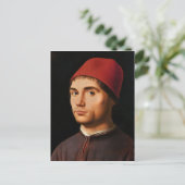 Portret van een Man, c.1475 Briefkaart (Staand voorkant)