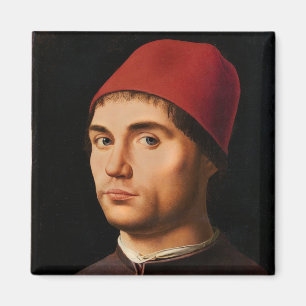 Portret van een Man, c.1475 Magneet