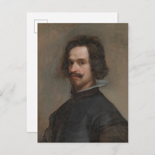 Portret van een Man | c.1630-35 Briefkaart (Voorkant / Achterkant)