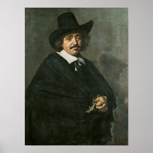 Portret van een man, c.1654-55 poster (Voorkant)