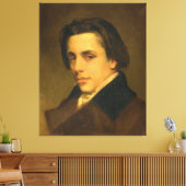 Portret van een man canvas afdruk (Insitu (Woonkamer))