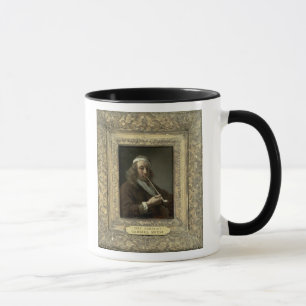 Portret van een man, de kunstenaar mok