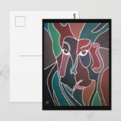 Portret van een Man door Alfred Fox Briefkaart (Voorkant / Achterkant)