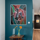 Portret van een Man door Alfred Fox Canvas Afdruk