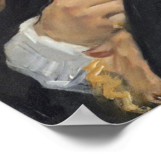 Portret van een Man - Frans Hals Fine Art Poster (Hoek)