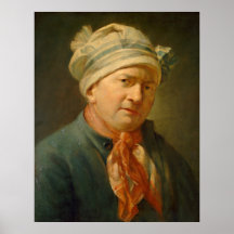 Portret van een Man - Jean-Siméon Chardin Fine Art