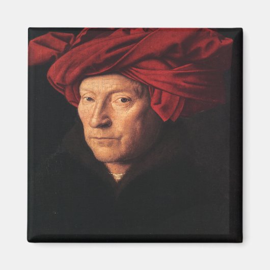 'Portret van een Man' Magneet (Voorkant)