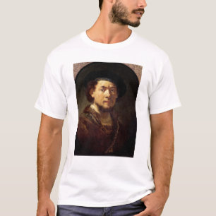 Portret van een Man met een goudketen T-shirt