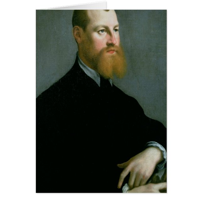 Portret van een man met gemberbaard (Voorkant)