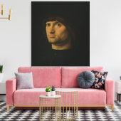 Portret van een Man, of Condottiere, 1475 (olie o Canvas Afdruk (Insitu (Woonkamer))