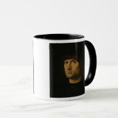 Portret van een Man, of Condottiere, 1475 (olie o Mok (Voorkant rechts)