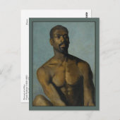 Portret van een Man van Buchser Briefkaart (Voorkant / Achterkant)