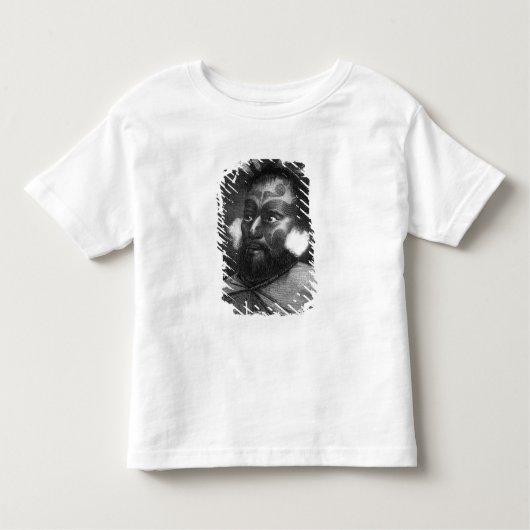 Portret van een Man van Nieuw-Zeeland Kinder Shirts (Voorkant)