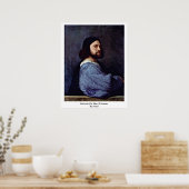 Portret van een Man van Titiaan Poster (Keuken)