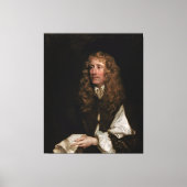 Portret van een man, vermoedelijk George Booth Canvas Afdruk (Voorkant)