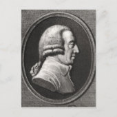 Portret van een medaillon van Adam Smith Briefkaart (Voorkant)