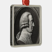 Portret van een medaillon van Adam Smith Metalen Ornament (Rechts)