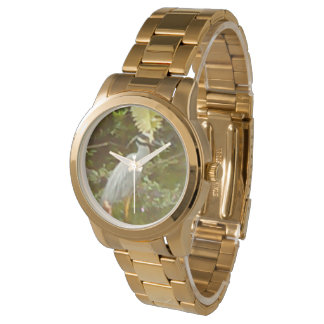 Portret van een meeuw Gouden horloge