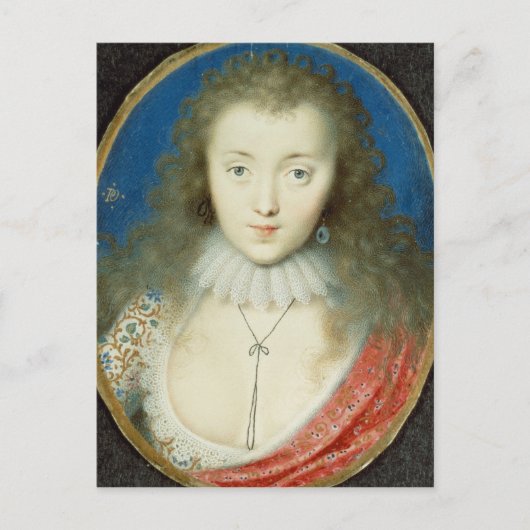 Portret van een meisje briefkaart (Voorkant)