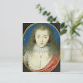 Portret van een meisje briefkaart (Staand voorkant)