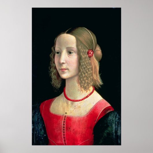 Portret van een meisje, c.1490 poster (Voorkant)