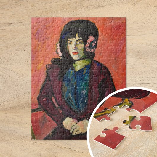 Portret van een meisje | Henry Lyman Saen Legpuzzel