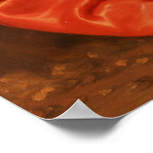 Portret van een meisje met een hond poster (Hoek)