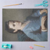 Portret van een meisje van Elegant (door Leloir) Tissuepapier (Craft)