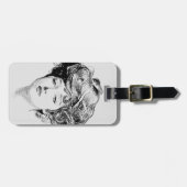 Portret van een meisje van Gibson, 1900 Bagagelabel (Voorkant horizontaal)