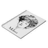 Portret van een meisje van Gibson, 1900 Notitieboek (Linkerzijde)