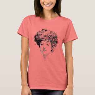 Portret van een meisje van Gibson, 1900 T-shirt