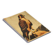  portret van een Merlin Falcon Notitieboek (Rechterzijde)