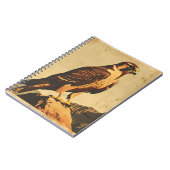  portret van een Merlin Falcon Notitieboek (Linkerzijde)