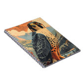  portret van een Merlin Falcon Notitieboek (Rechterzijde)