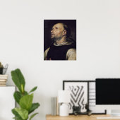 Portret van een monk poster (Thuiskantoor)