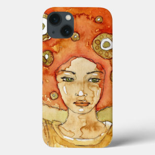 Portret van een mooi meisje Case-Mate iPhone case