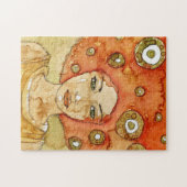 Portret van een mooi meisje legpuzzel (Horizontaal)