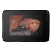 Portret van een mooie jonge dame badmat (Voorkant)