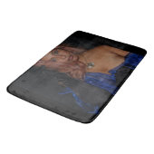 Portret van een mooie jonge dame badmat (Gekanteld)